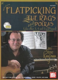 Flatpicking The Rags & Polkas Book & 2 Cds Sheet Music Songbook