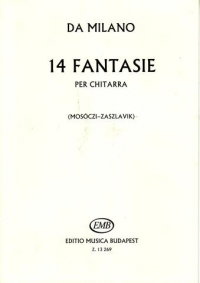 Milano 14 Fantasie Mosoczi/zaszlavik Guitar Sheet Music Songbook