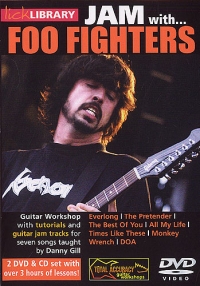 Foo Fighters Jam With Lick Library 2 Dvds/cd Sheet Music Songbook