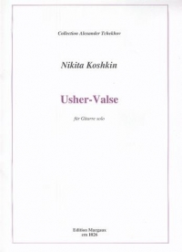 Koshkin Usher Waltz Op29 Guitar Sheet Music Songbook