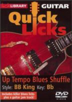 Quick Licks Bb King Up Tempo Blues Shuffle Dvd Sheet Music Songbook