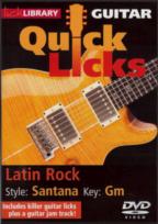 Quick Licks Santana Latin Rock Lick Library Dvd Sheet Music Songbook