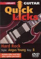 Quick Licks Angus Young Hard Rock Dvd Sheet Music Songbook