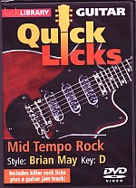 Quick Licks Brian May Mid Tempo Rock Dvd Sheet Music Songbook