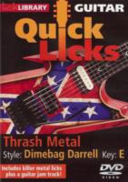 Quick Licks Dimebag Darrell Thrash Metal Dvd Sheet Music Songbook