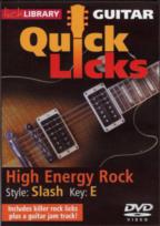 Quick Licks Slash High Energy Rock Dvd Sheet Music Songbook