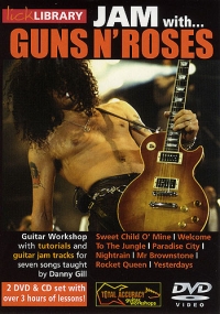 Guns N Roses Jam With Lick Library Dvds/cd Sheet Music Songbook