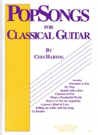 Popsongs For Classical Guitar Vol 1 Hartog Sheet Music Songbook