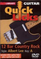 Quick Licks Albert Lee 12 Bar Country Rock Dvd Sheet Music Songbook