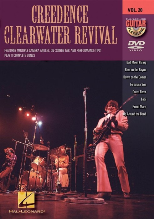 Guitar Play Along Dvd 20 Creedence Clearwater Revi Sheet Music Songbook
