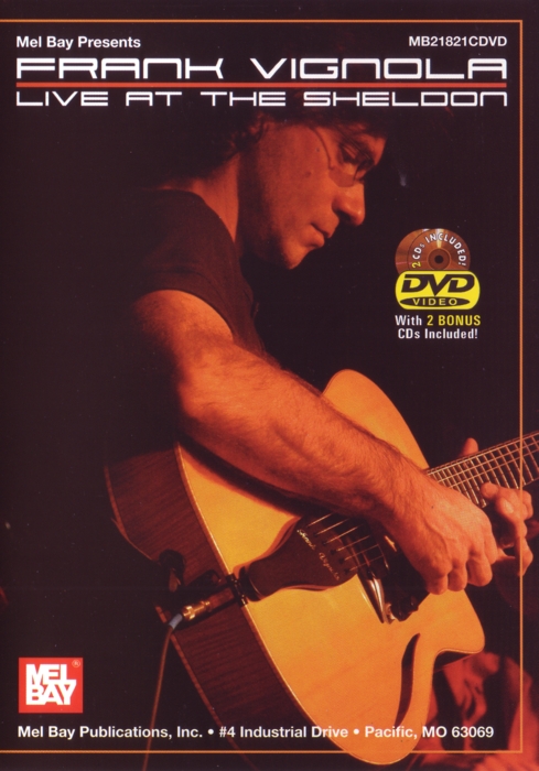 Frank Vignola Live At The Sheldon Cds/dvd Sheet Music Songbook