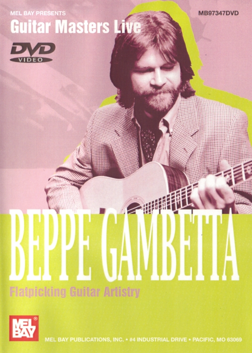 Beppe Gambetta Guitar Masters Live Dvd Sheet Music Songbook