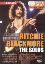 Ritchie Blackmore Learn To Play The Solos Dvd Sheet Music Songbook