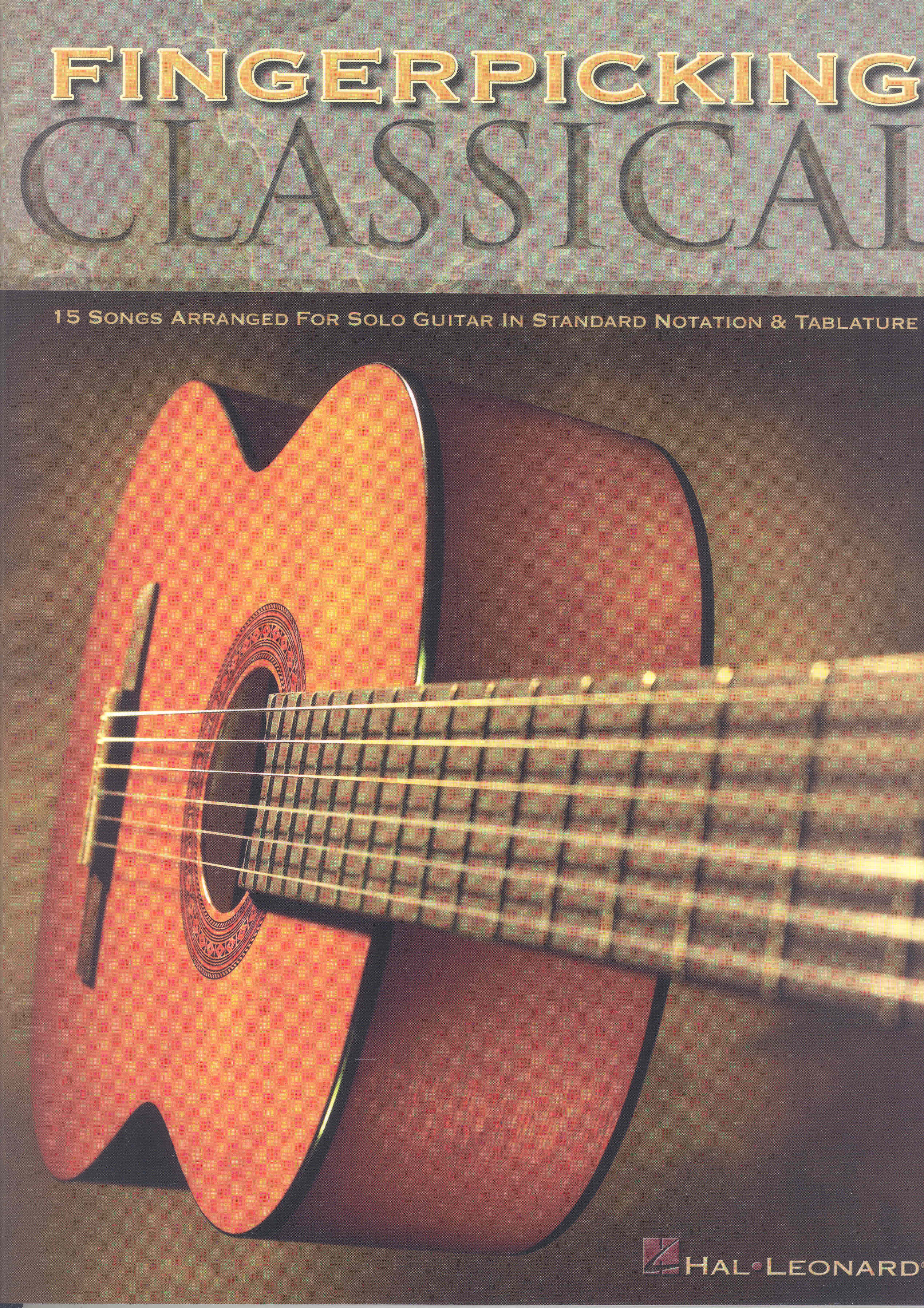 Fingerpicking Classical Guitar Tab Sheet Music Songbook