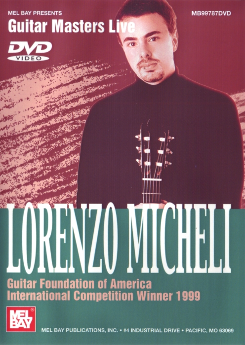 Lorenzo Micheli Guitar Masters Live Dvd Sheet Music Songbook