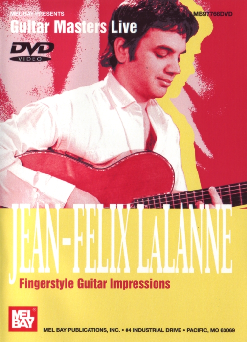 Jean-felix Lalanne Guitar Masters Live Dvd Sheet Music Songbook
