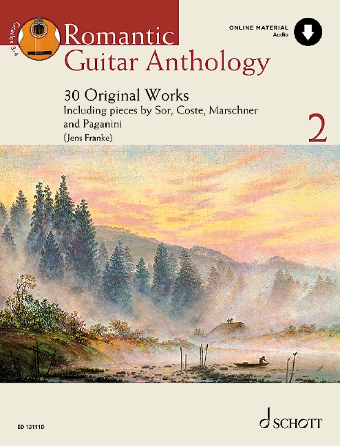 Romantic Guitar Anthology 2 Book & Audio Sheet Music Songbook