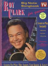 Roy Clark Big Note Songbook Guitar Book & Dvd Sheet Music Songbook