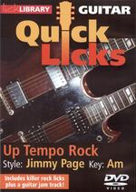 Quick Licks Jimmy Page Up Tempo Rock Key Amin Dvd Sheet Music Songbook