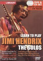 Jimi Hendrix Learn To Play The Solos Dvd Sheet Music Songbook