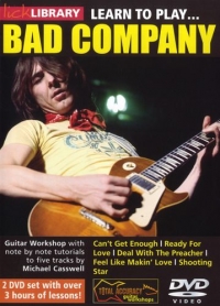 Bad Company Learn To Play Lick Library Dvd Sheet Music Songbook