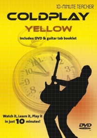 10 Minute Teacher Coldplay Yellow Dvd Sheet Music Songbook