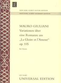 Giuliani Variations On A Romance New Karl Scheit Sheet Music Songbook