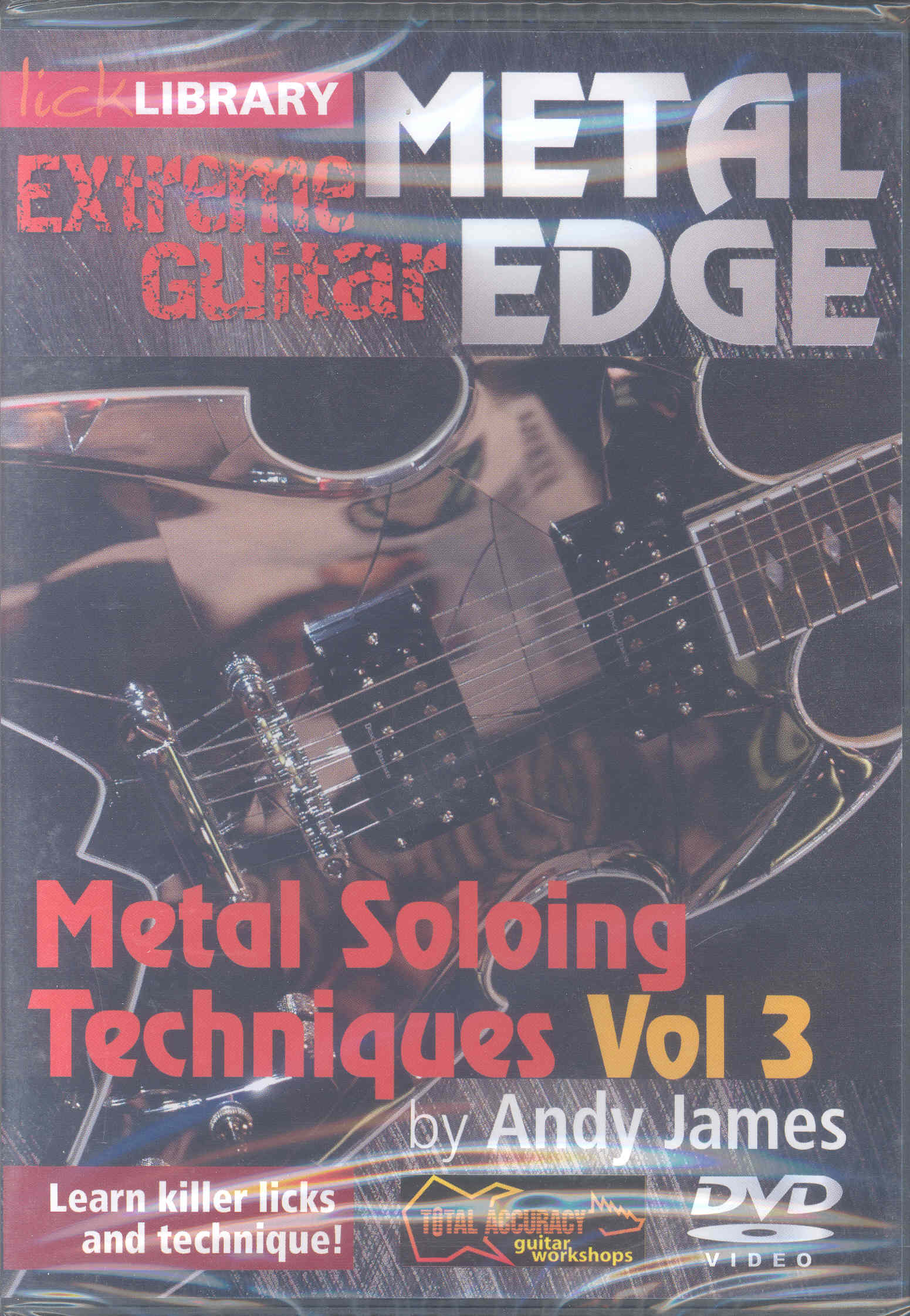 Metal Edge Metal Soloing Techniques 3 Lick Lib Dvd Sheet Music Songbook