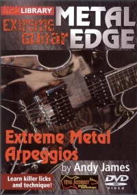 Metal Edge Extreme Metal Arpeggios Lick Lib Dvd Sheet Music Songbook