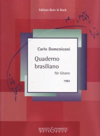 Domeniconi Quaderno Brasiliano 1982 Guitar Sheet Music Songbook