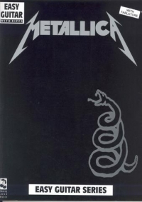 Metallica Black Book Easy Guitar With Riffs Sheet Music Songbook