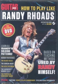 Guitar World How To Play Like Randy Rhoads Dvd Sheet Music Songbook