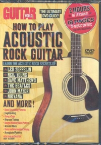 Guitar World How To Play Acoustic Rock Guitar Dvd Sheet Music Songbook