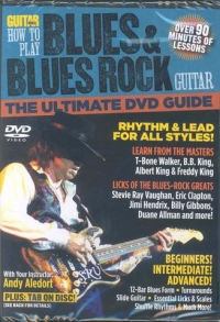 Guitar World How To Play Blues & Rock Guitar Dvd Sheet Music Songbook