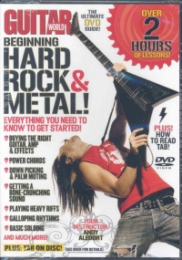 Guitar World Beginning Hard Rock & Metal Dvd Sheet Music Songbook