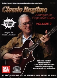 Classic Ragtime Vol 2 Fingerstyle Guitar Bk & Cds Sheet Music Songbook