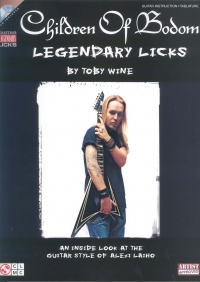 Children Of Bodom Legendary Licks Tab Book & Cd Sheet Music Songbook