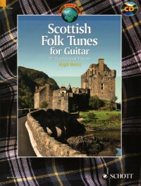 Scottish Folk Tunes For Guitar Burns Book & Cd Sheet Music Songbook