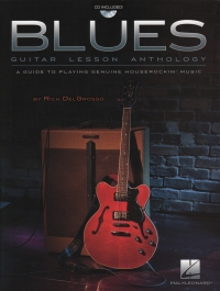 Blues Guitar Lesson Anthology Delgrosso Book & Cd Sheet Music Songbook