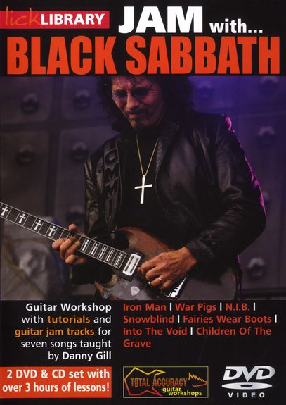 Jam With Black Sabbath Lick Library Dvd Sheet Music Songbook