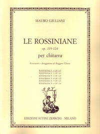 Giuliani Rossiniana No 1 Op119 Guitar Sheet Music Songbook