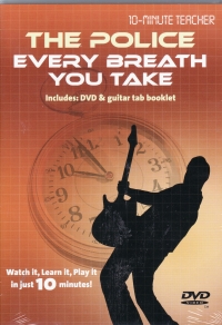 10 Minute Teacher Police Every Breath You Take Dvd Sheet Music Songbook
