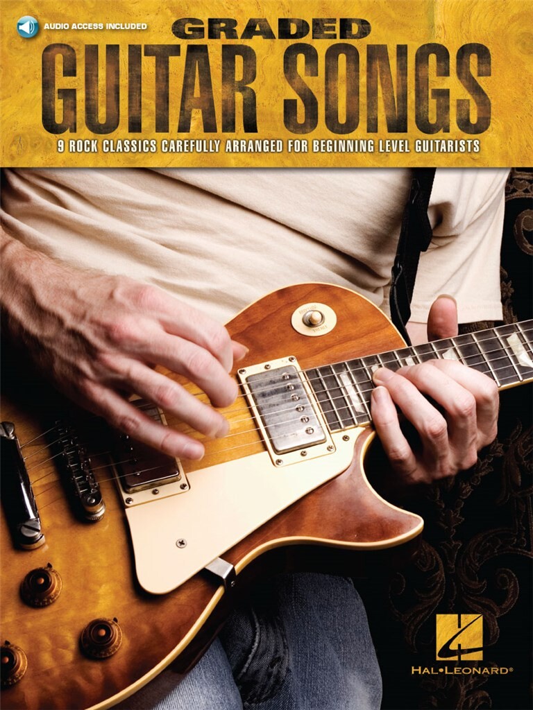 Graded Guitar Songs Book & Online Tab Sheet Music Songbook
