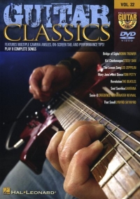 Guitar Play Along Dvd 22 Guitar Classics Sheet Music Songbook