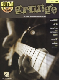 Guitar Play Along 88 Grunge Book & Cd Sheet Music Songbook