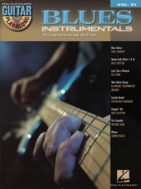 Guitar Play Along 91 Blues Instrumentals Book & Cd Sheet Music Songbook