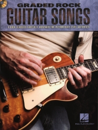 Graded Rock Guitar Songs + Audio Sheet Music Songbook