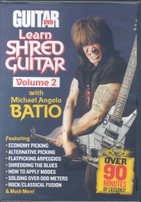 Guitar World Learn Shred Guitar Vol 2 Batio Dvd Sheet Music Songbook