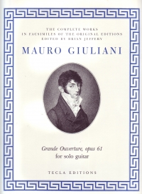 Giuliani Grande Ouverture Op61 Solo Guitar Sheet Music Songbook