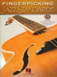 Fingerpicking Jazz Standards 15 Songs Guitar Tab Sheet Music Songbook
